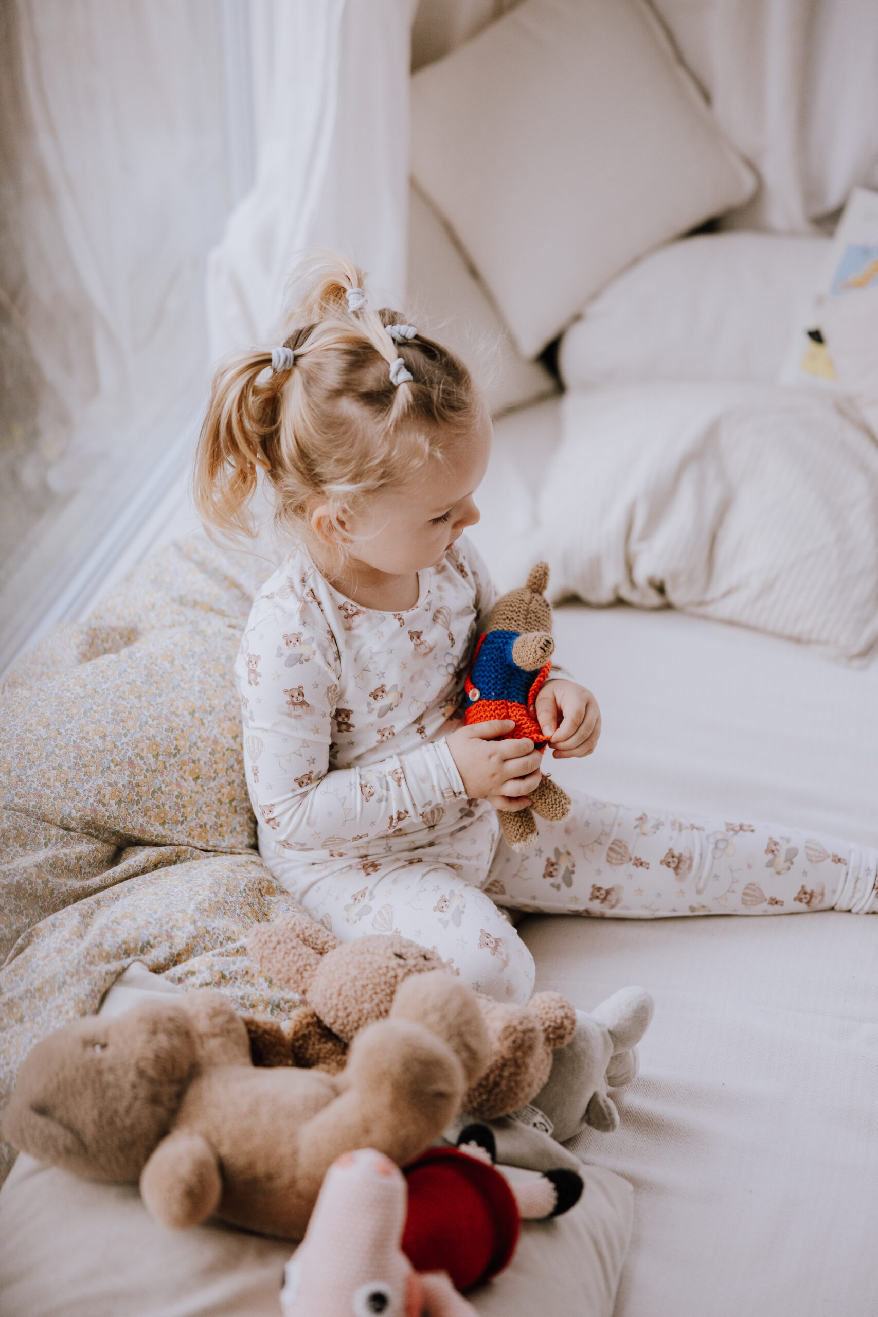 Bears and balloons – to-delt pyjamassæt