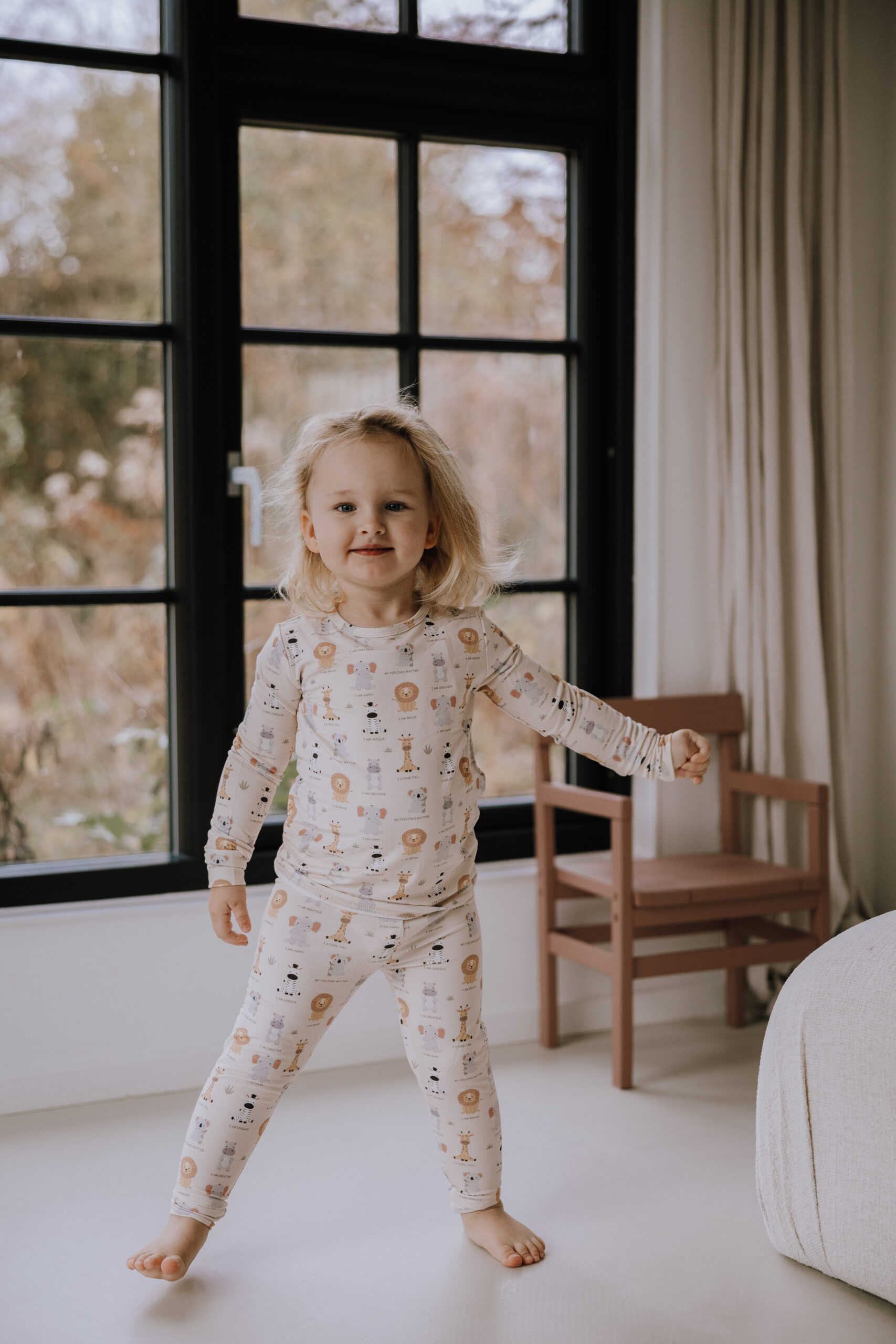 Stand tall – to-delt pyjamas